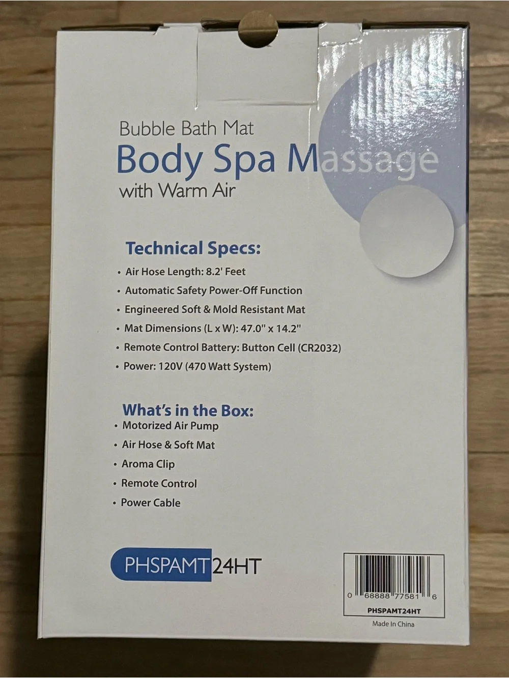SereneLife bubble bath